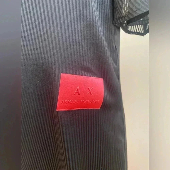 ARMANI EXCHANGE Black Mesh Midi Dress Size 4 - Picture 7 of 10